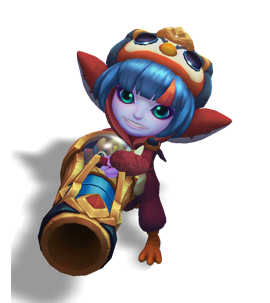 Pengu Cosplay Tristana (Ruby)